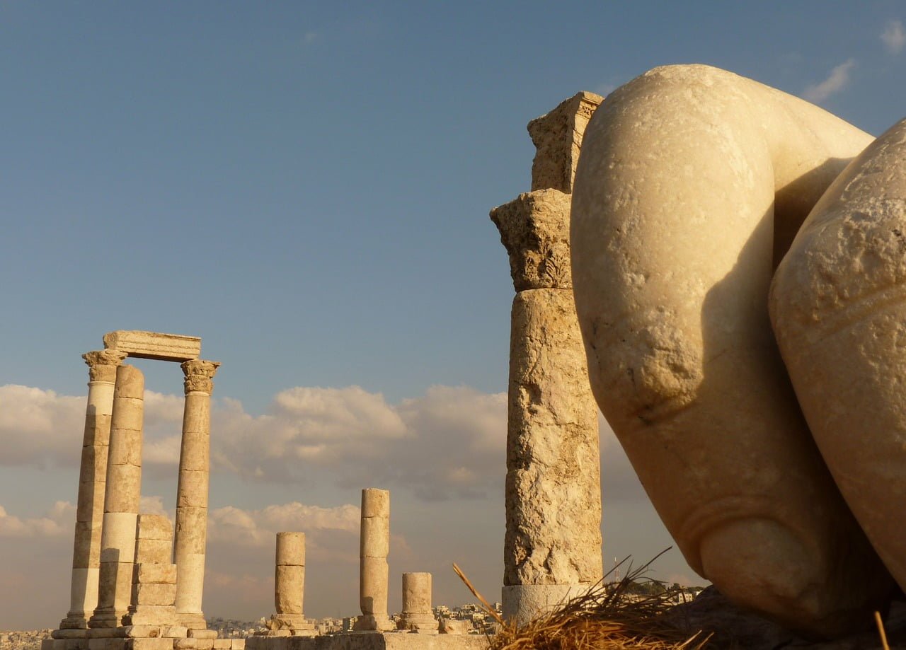 citadel hill, amman, jordan