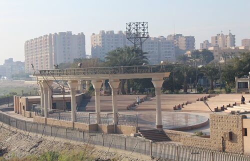 المسرح الرومانى المكشوف بالمنيا